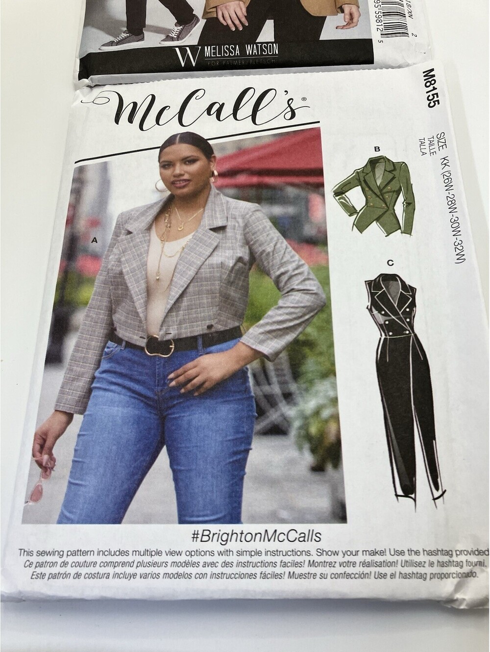 Lot Of 2 McCalls Sewing Patterns For Women Jackets New - Picture 2 of 6
